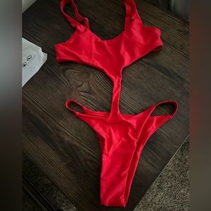 Sexy Red bathing suit